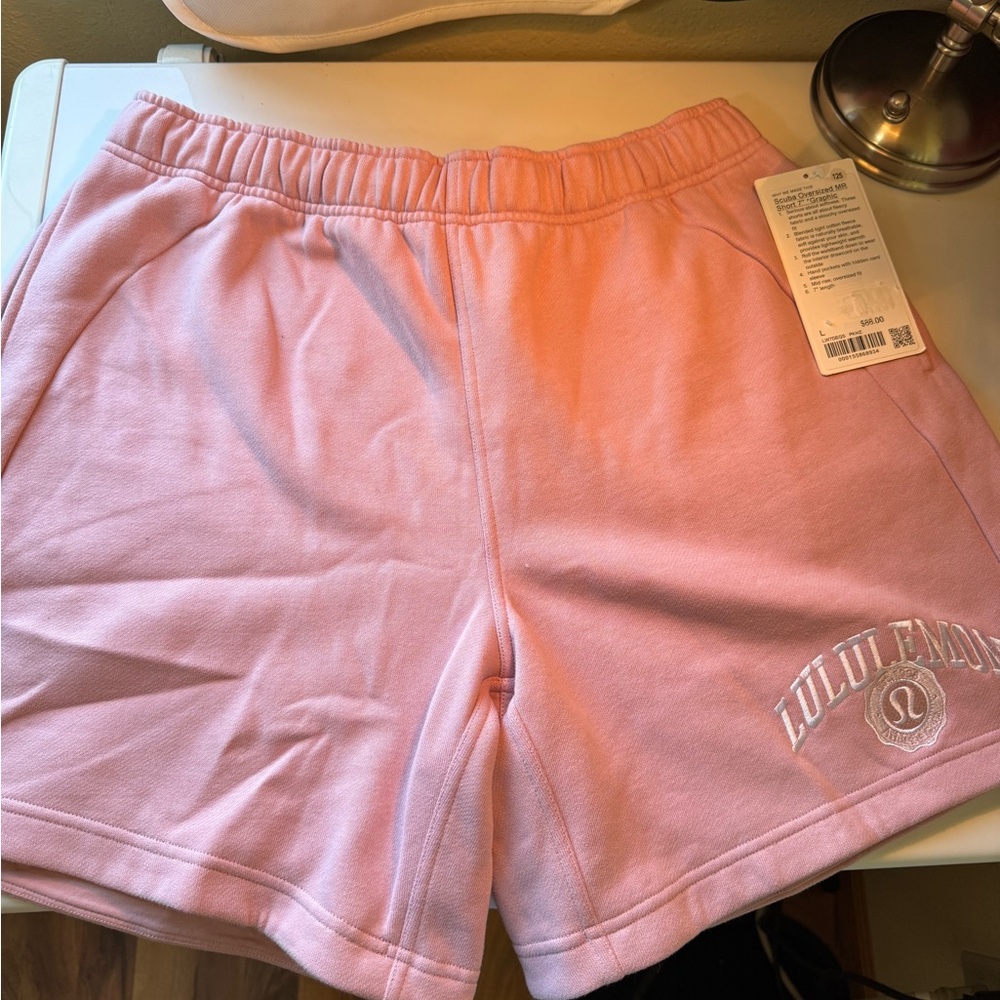 lululemon athletica Light Pink Athletic Shorts